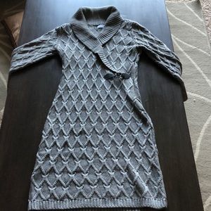 Grey Calvin Klein Sweater Dress.